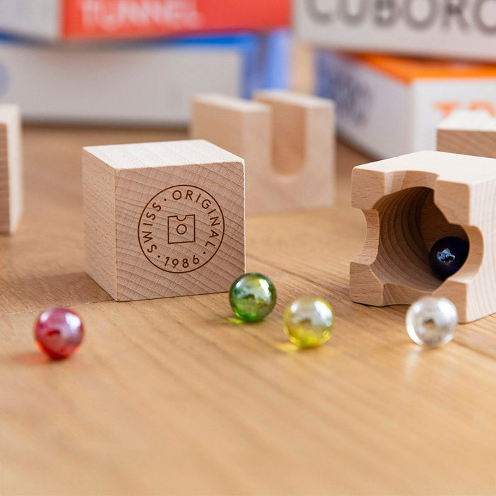 CUBORO MARBLES - Set of 15 - For Marble Runs, Different Colours, Glass - Online, Australia