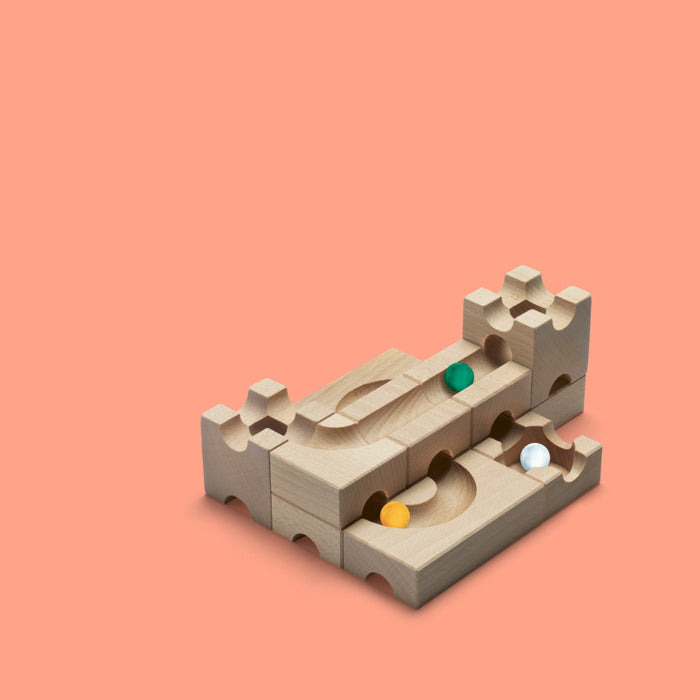 CUBORO SUB - Extra Set of 12 - Wooden Marble Run - Online, Australia