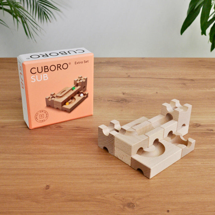 CUBORO SUB - Extra Set of 12 - Wooden Marble Run - Online, Australia