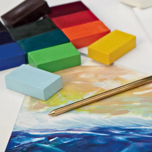 Encaustic Art Australia Encaustic Hot Wax Art Metal Scribing Tool with Blocks