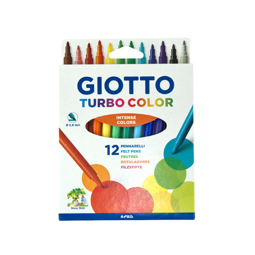 Giotto - 10 Feutres Turbo soft brush pastel - Plastique créatif