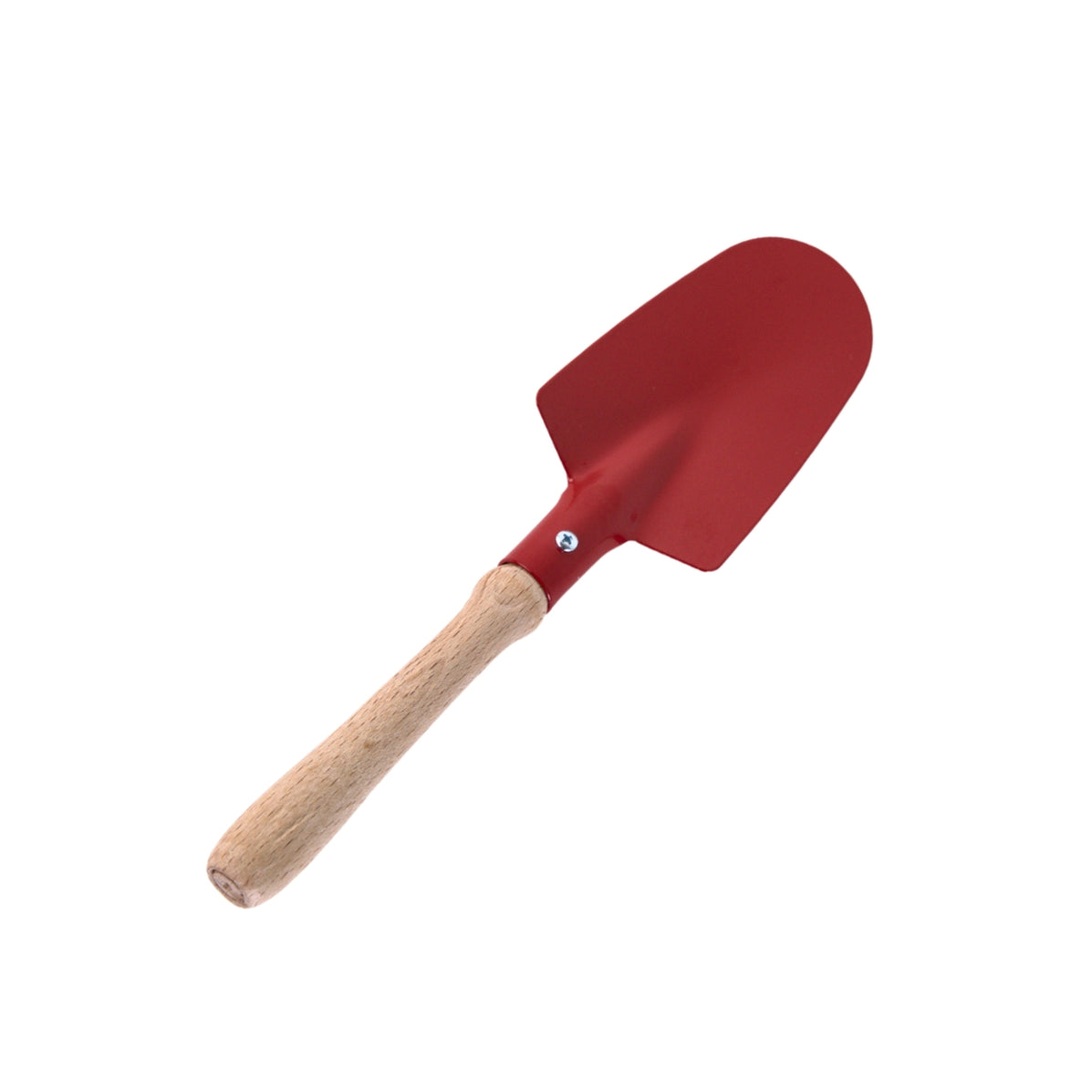 Gluckskafer Metal Hand Trowel Round Small 22cm red Wholesale — Wooden