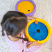 Grimm's x Stapelstein Set, Including 6 Original Stepping Stones, 6 Discs, and 6 Balls in Rainbow Classic from Australia