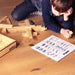 Kapla Wooden Building Planks 100 Natural Set from Australia