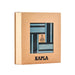 KAPLA Blocks Building Planks & Art Book 40 Two Colours Light Blue & Dark Blue Set from Australia