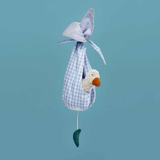 Kathe Kruse Musical Mobile Blue Duck and Nest from Australia