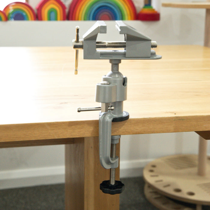 A600173 Kids at Work Bench Vice Rotating with Clamp