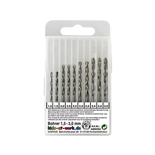 Kids at Work Drill Bits Set - 1.5-3mm from Australia