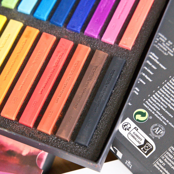 LYRA Polycrayons Soft Pastels in Cardboard Box of 24, Australia