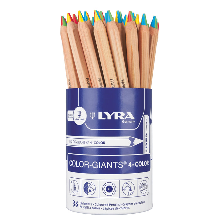 LYRA Color Giants 4-Colour Rainbow 36 Pencils - Online, Australia
