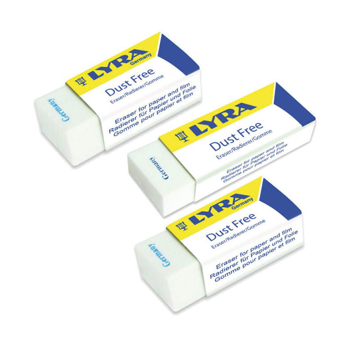 L3453K30  LYRA Dust Free Eraser Medium in Box 30pcs