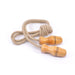 Mader Skipping Rope for Younger Children (to 1.4m) - Coloured Handle Linen Rope