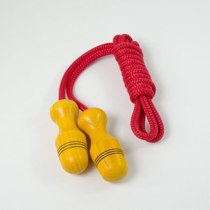 Mader Skipping Rope for Younger Children (to 1.4m) - Coloured Handle Nylon Rope