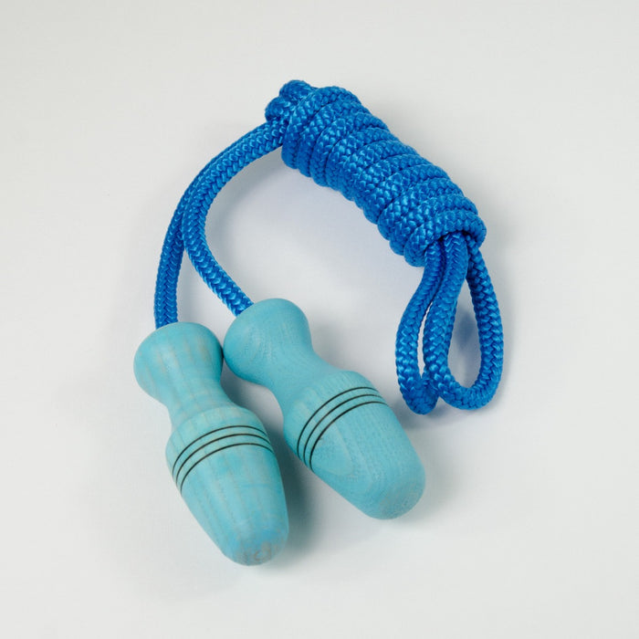 Mader Skipping Rope for Younger Children (to 1.4m) - Coloured Handle Nylon Rope