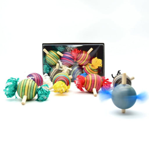 Mader Spinning Top - Candy - Wooden Toy, Australia