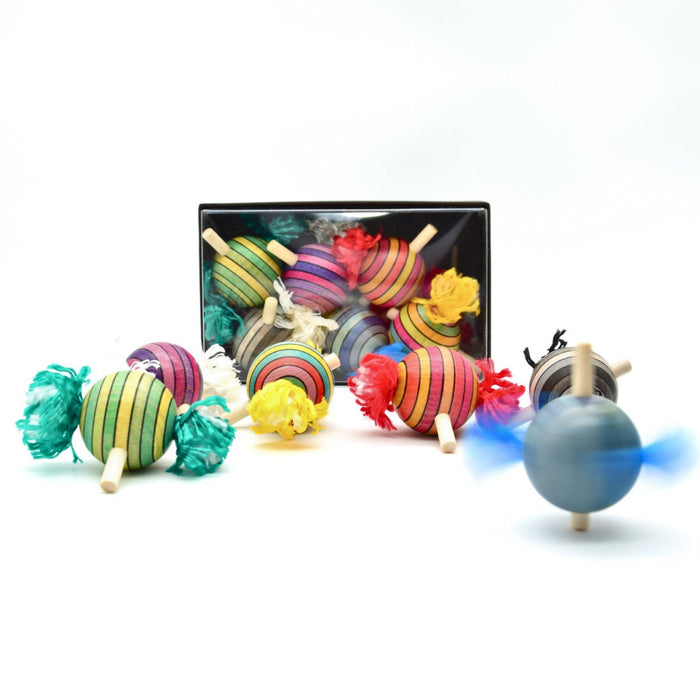 Mader Spinning Top - Candy - Wooden Toy, Australia