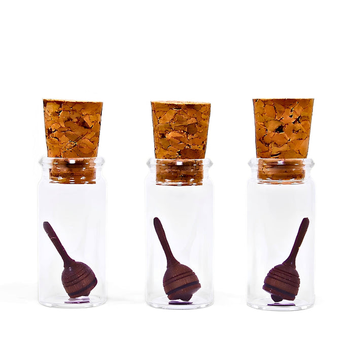Mader Liliput Miniature Spinning Top in Walnut - Wooden Toy, Australia