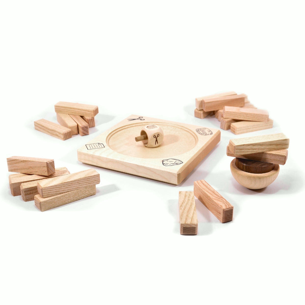 Paper Stack Games Mader Wobbling Stack Game Set - Wooden Playroom, Australia