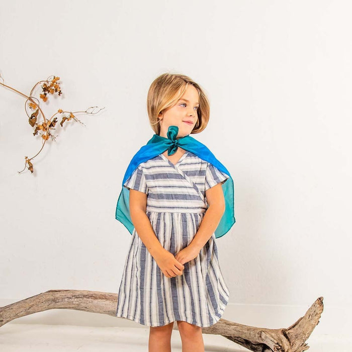 SS-5134 Sarah's Silks Mini Playsilks Earth Ocean