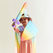 Sarah's Silks Rainbow Soft Shield from Mercurius Australia