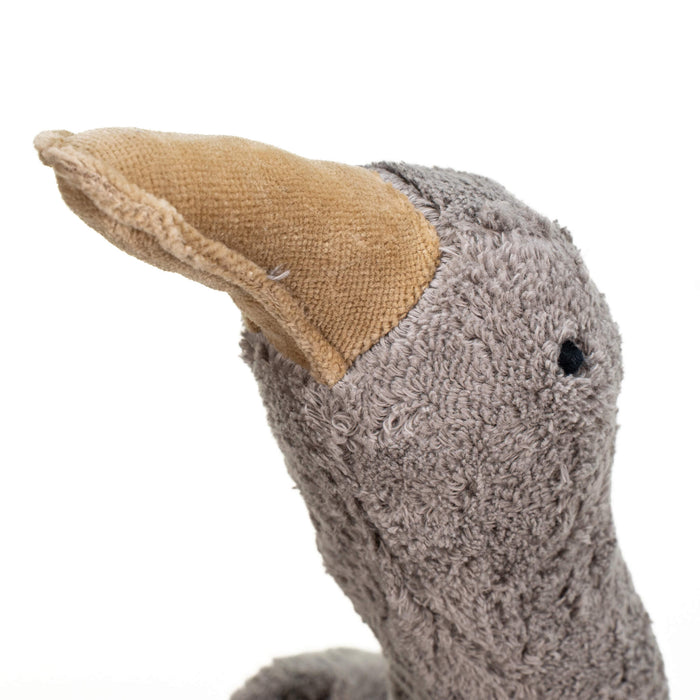 SENGER Cuddly Animal - Goose Large Grey Vegan w removable Heat/Cool Pack, Australia