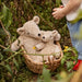 SENGER Cuddly Animal - Large & Small Bears - Linen - Removable Heat/Cool Pack - Natural Organic Soft Toy - Online, Australia