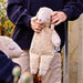 SENGER Cuddly Animal - Small Sheep - Linen - Removable Heat/Cool Pack - Natural Organic Soft Toy - Online, Australia