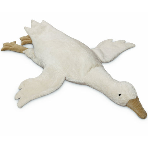 SENGER Cuddly Animal - XL Goose - White - Removable Heat/Cool Pack - Natural Organic Soft Toy - Online, Australia