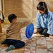 Stapelstein Round Balance Board, Stepping Stone, and Open Ended Toy in Blue from Australia
