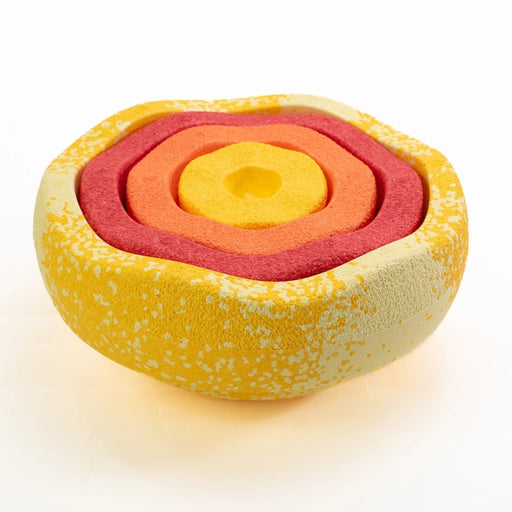 Stapelstein Balance Stepping Stones - Original + Inside Combination, Set of 4, Wattle Warm Classic, Australia