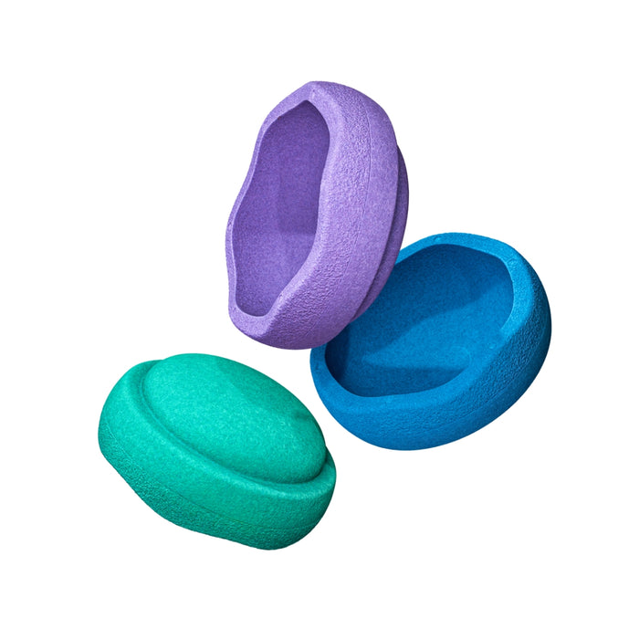 Stapelstein Balance Stepping Stones - Original, Set of 3, Cool Tones from Australia