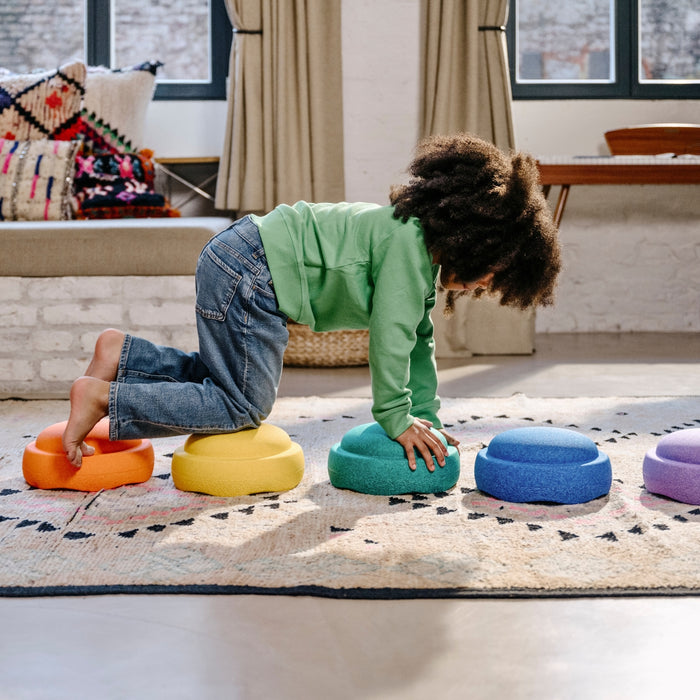 SP-100307 Stapelstein Original Rainbow Stepping Stones, Set of 6 - Classic