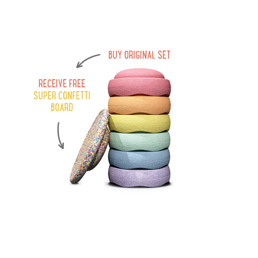 EASTER PROMO - Original Rainbow Pastel Set of 6 + FREE Super Confetti Board from Australia