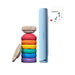 Stapelstein Starter Set [CUSTOMISABLE] - 6+1 Rainbow Originals + Mat + Playbook + FREE Super Confetti Mini Stone from Australia