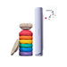 Stapelstein Starter Set [CUSTOMISABLE] - 6+1 Rainbow Originals + Mat + Playbook + FREE Super Confetti Mini Stone from Australia