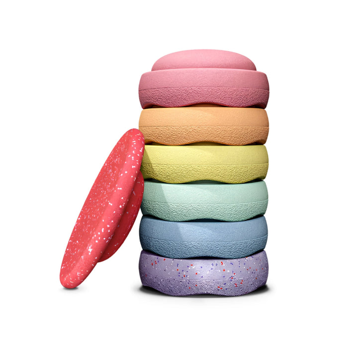 Stapelstein® Winter Special Rainbow Set - Pastel - Hidden Giants - Limited Edition, Australia