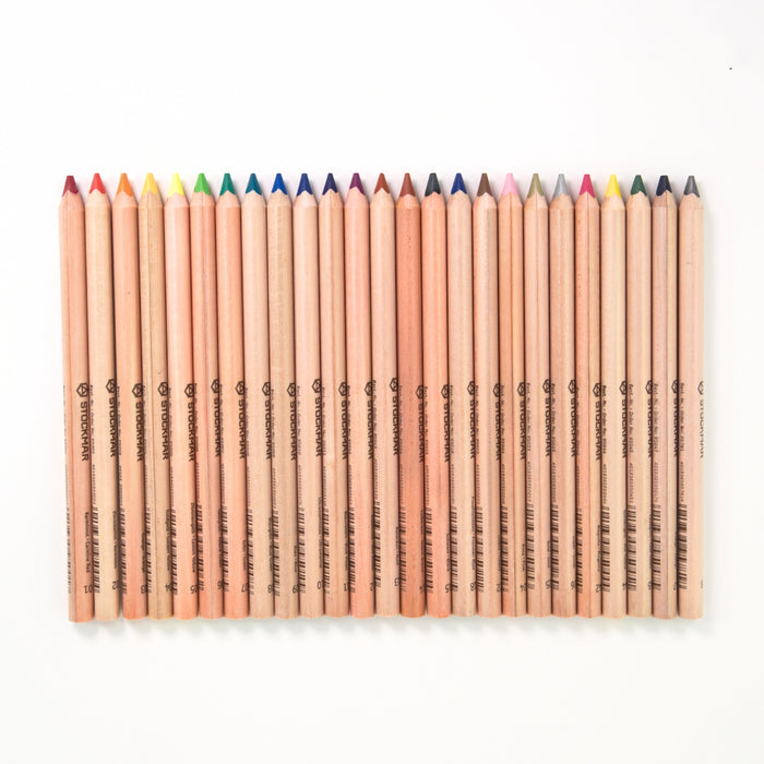 85093124 STOCKMAR Coloured Pencils Triangular in Tin 24+1