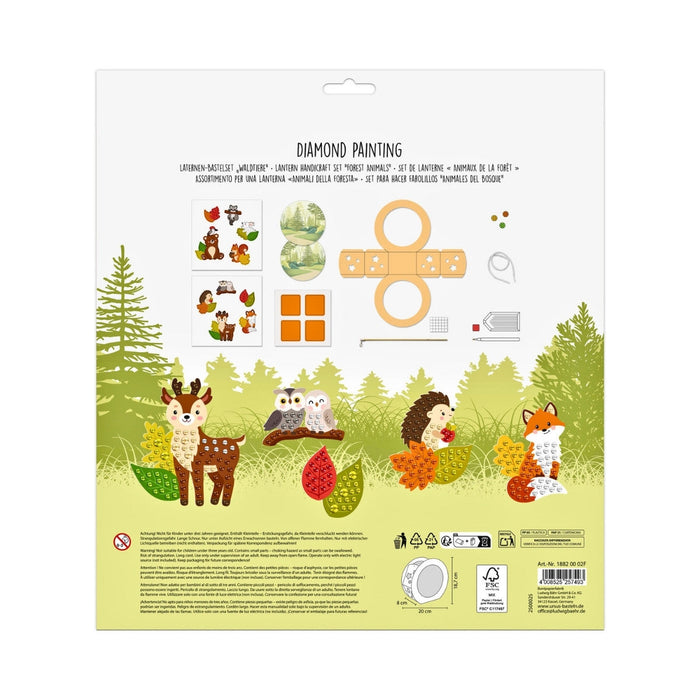 URSUS Diamond Painting Paper Lantern Kit - Forest Animals from Australia