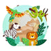 URSUS Diamond Painting Paper Lantern Kit - Safari Animals - Paper Products, Online - Australia