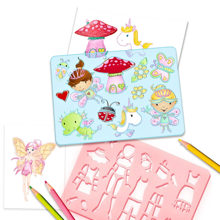 URSUS Painting Stencils - Set of 6 - Fairytale - Paper Products, Online - Australia