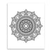 URSUS Paper Crafts Picture Art Kit Mandala Scratch Colouring, Set of 12 Dragons & Dinos from Australia