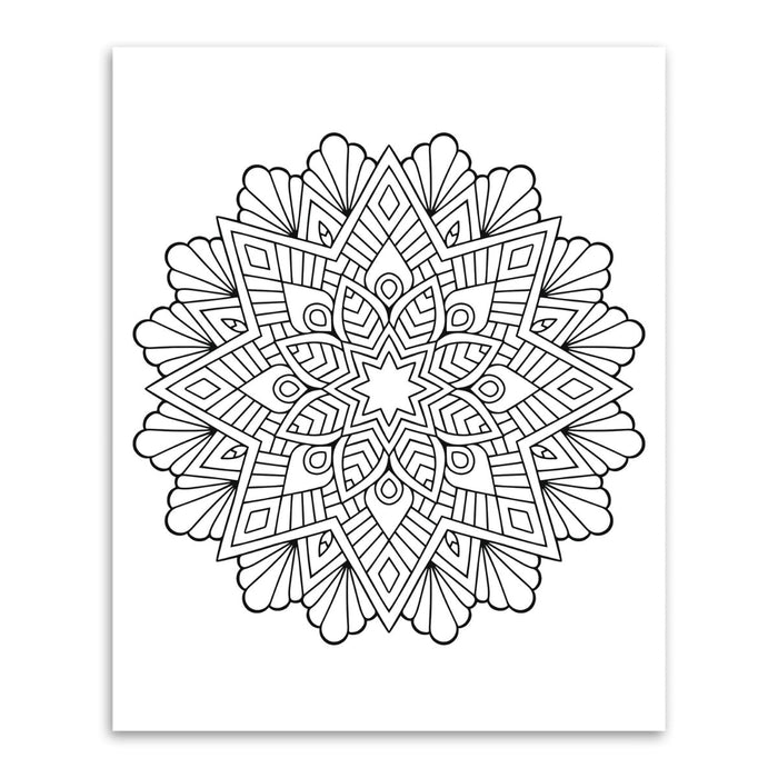 URSUS Paper Crafts Picture Art Kit Mandala Scratch Colouring, Set of 12 Dragons & Dinos from Australia