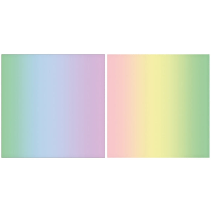 URSUS Rainbow Pastels Folding Paper 50 Sheets 15cm from Australia