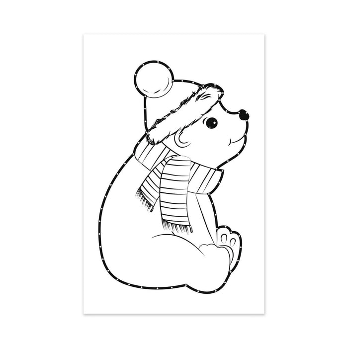 URSUS Sewing Card Templates - Set of 10 - Winter - Paper Products, Online - Australia