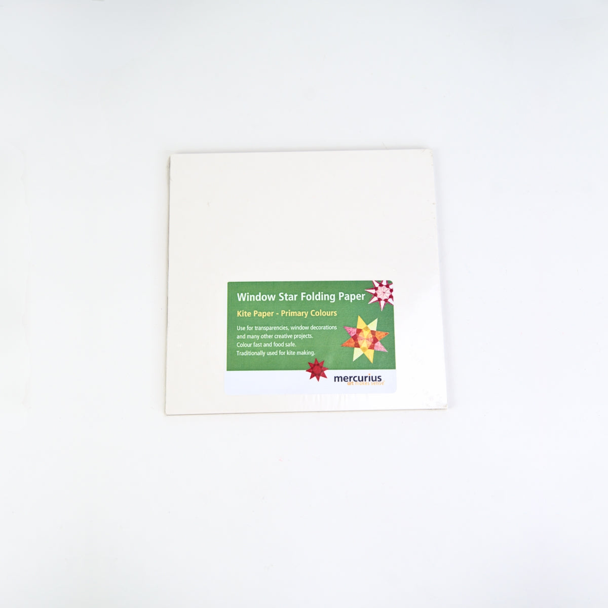 Window Star Folding Paper - Wax-like Kite Paper - 40gsm Primary Colour ...