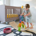 Wobbel Balance Board Original with Wool Felt Base in Mustard Yellow from Australia