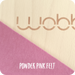 Wobbel Balance Board Original with Wool Felt Base in Pink from Australia