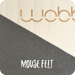 Wobbel Balance Board Original with Wool Felt Base in Grey from Australia