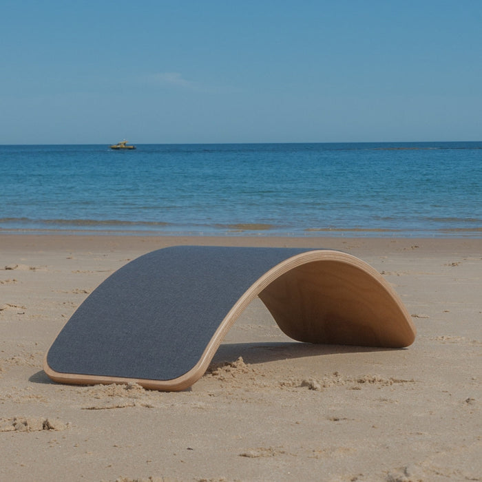 Wobbel Balance Board Original with Wool Felt Base in Grey from Australia