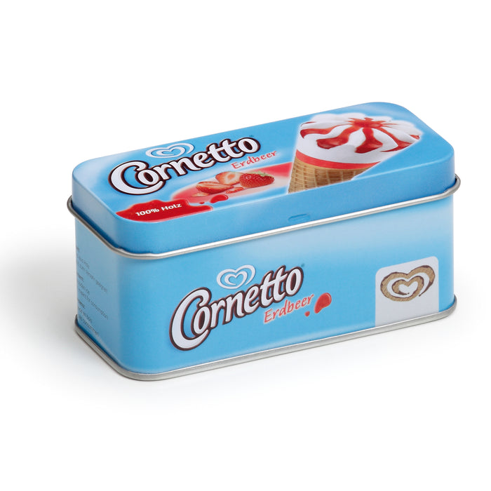 Erzi Cornetto Ice Cream Strawberry in a Tin